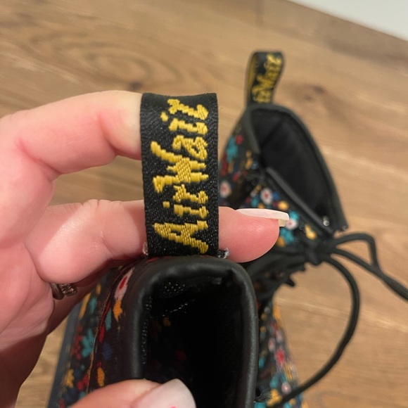 Dr Martens floral canvas high top lace ups - Picture 6 of 9